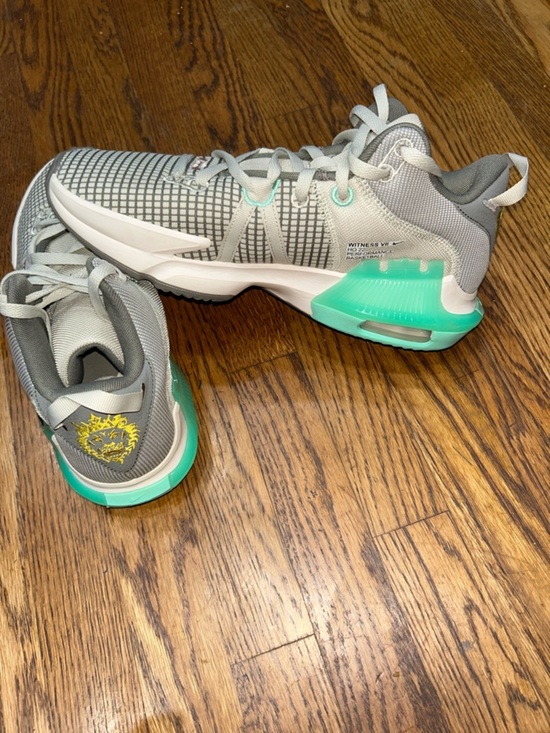 Nike LeBron Witness VII HO 22 Gray/Teal Performance Training Shoes Men’s 11.5 main image 4